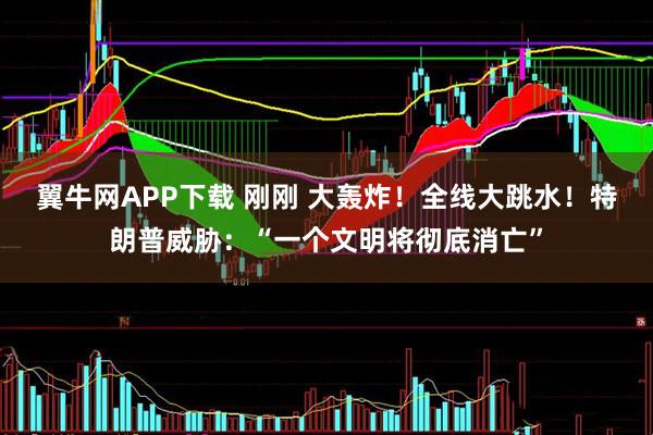 翼牛网APP下载 刚刚 大轰炸！全线大跳水！特朗普威胁：“一个文明将彻底消亡”