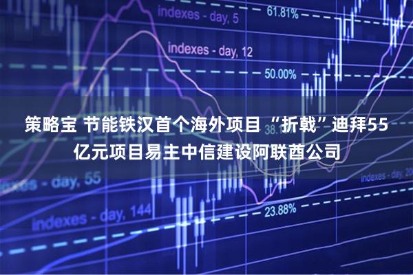 策略宝 节能铁汉首个海外项目 “折戟”迪拜55亿元项目易主中信建设阿联酋公司